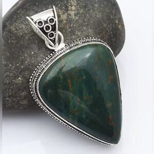 BLOODSTONE PENDANT